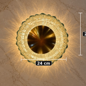 Luxury Crystal Halo Wall Light
