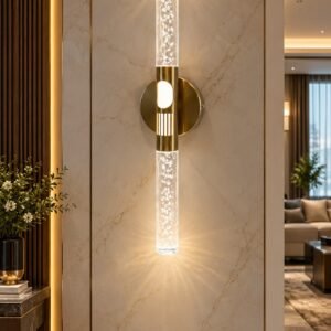 Luxury Bubble Crystal Duo Wall Light
