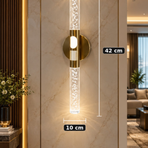 Luxury Bubble Crystal Duo Wall Light