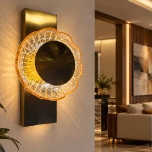 Luxury Crystal Bloom Wall Light