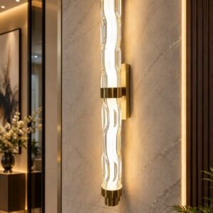 Luxury Crystal Tube LED Wall Light