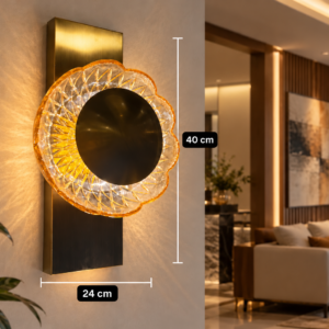 Luxury Crystal Bloom Wall Light